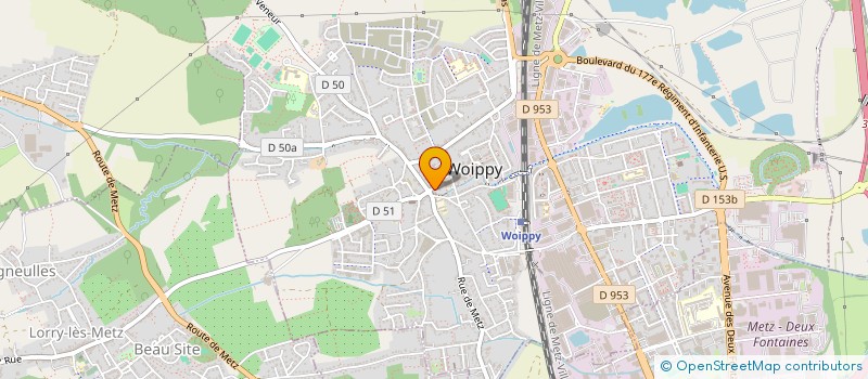 localisation de l'entreprise BOURGEOIS à WOIPPY
