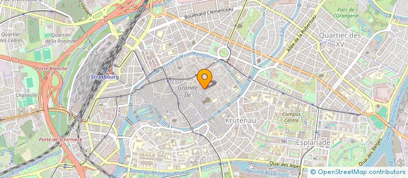 localisation de l'entreprise BOURGEOIS à STRASBOURG