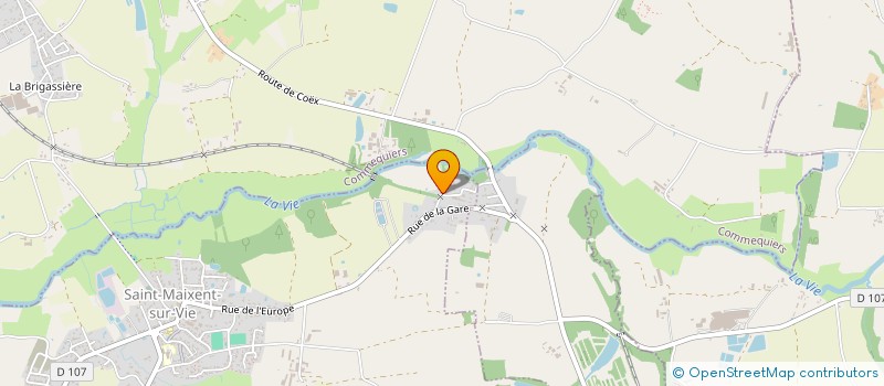 localisation de l'entreprise BOURGEOIS - ANDRE INDIVISION  LA CHAIZE-GIRAUD