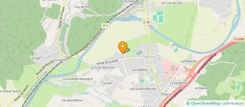 localisation de l'entreprise BOURGEOIS CLAUDE ET LOUIS à NEUVIC