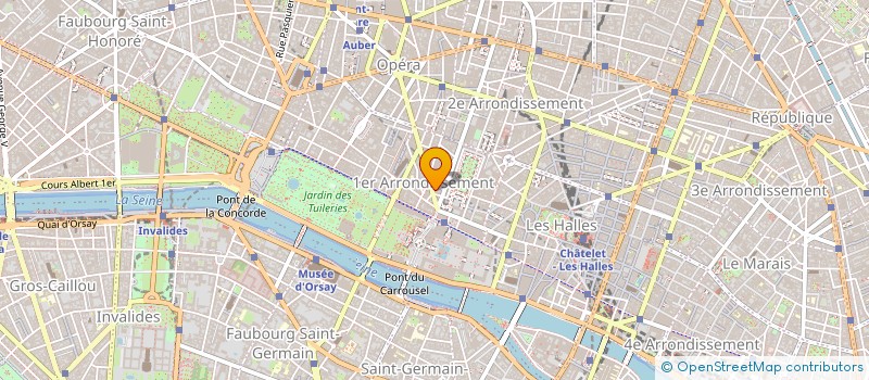 localisation de l'entreprise BOURGEOIS FRERES à PARIS
