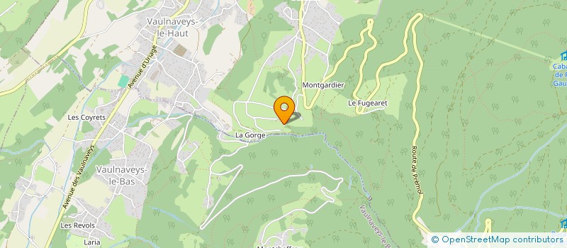 localisation de l'entreprise BOURGEOIS IMMOBILIER  VAULNAVEYS-LE-HAUT