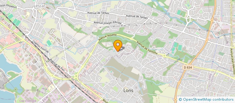 localisation de l'entreprise BOURGEOIS IMMOBILIER  LESCAR