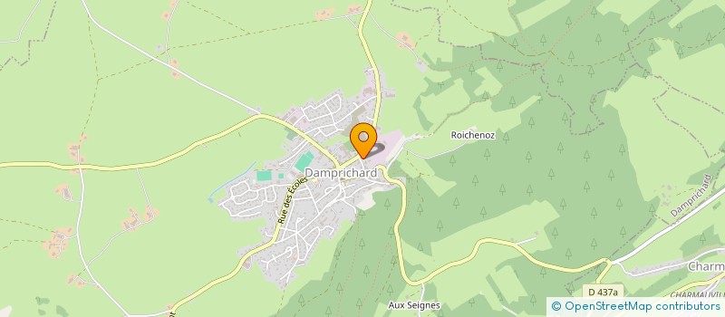 localisation de l'entreprise BOURGEOIS JEAN-LUC  BERNARD  VINCENT  DAMPRICHARD