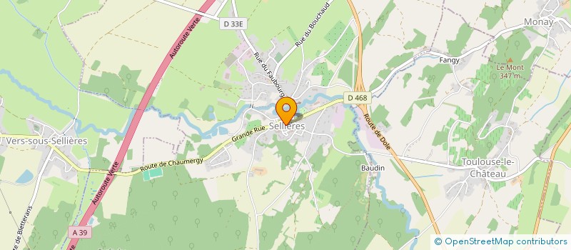 localisation de l'entreprise BOURGEOIS JOHAN  SELLIERES