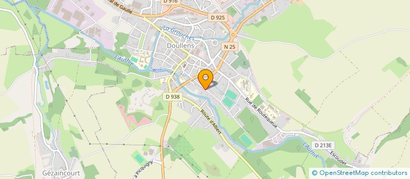 localisation de l'entreprise BOURGEOIS-LEDRU  DOULLENS