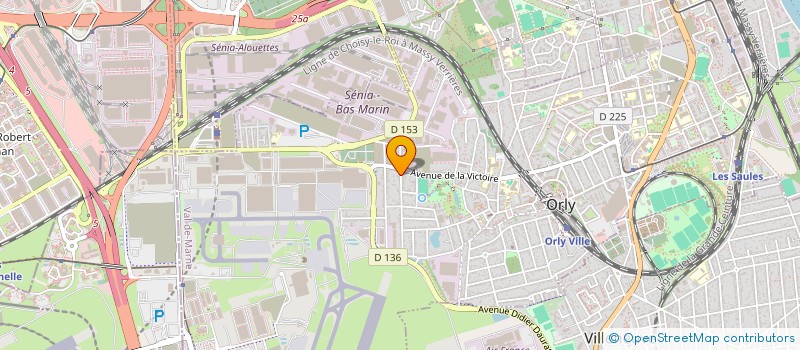 localisation de l'entreprise BOURGEOIS MICHEL ET GEORGES  ORLY