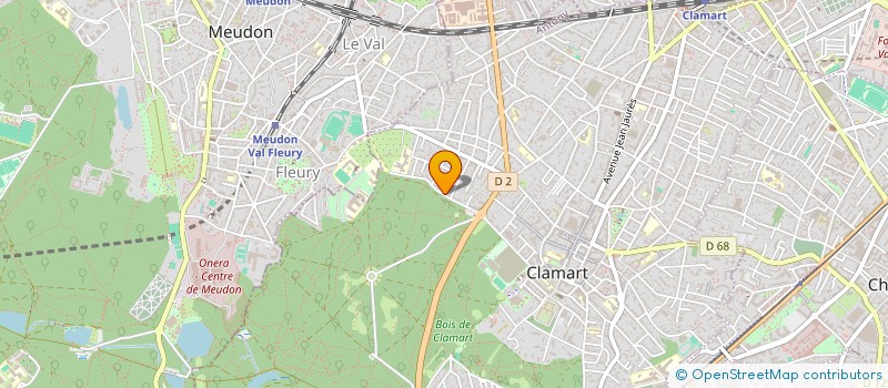localisation de l'entreprise BOURGEOIS NICOLCARLA à CLAMART