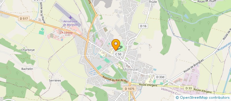 localisation de l'entreprise BOURGEOIS R ET MAUCHE F à MORESTEL