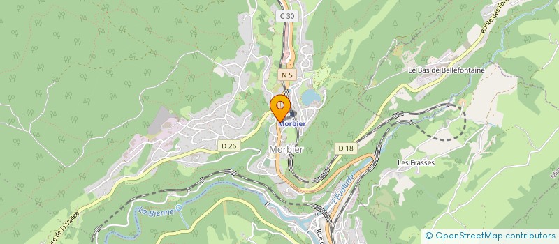localisation de l'entreprise BOURGEOIS SA à MORBIER