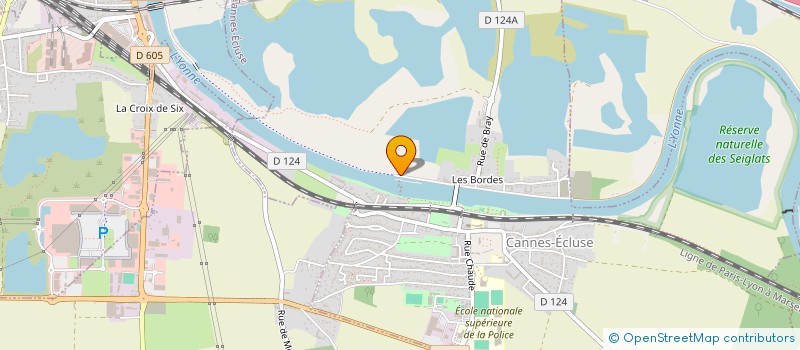 localisation de l'entreprise BOURGEOIS SARL à VARENNES-SUR-SEINE