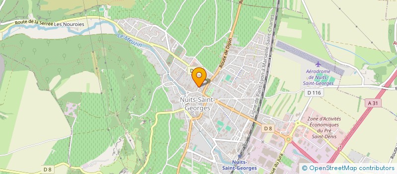 localisation de l'entreprise BOURGEON  NUITS-SAINT-GEORGES