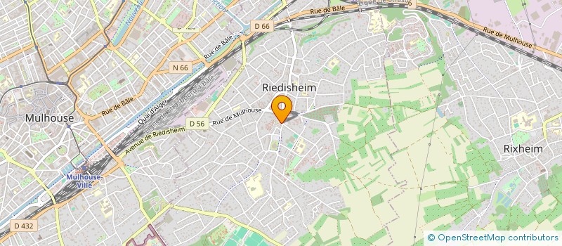 localisation de l'entreprise BOURGEON MALIN à RIEDISHEIM