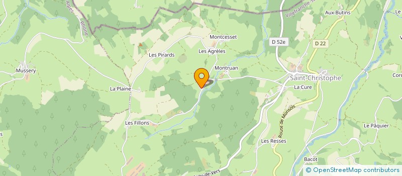 localisation de l'entreprise BOURGEON THIERRY à DEUX-GROSNES