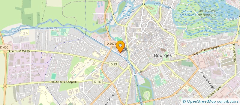 localisation de l'entreprise BOURGES BASKET  BOURGES