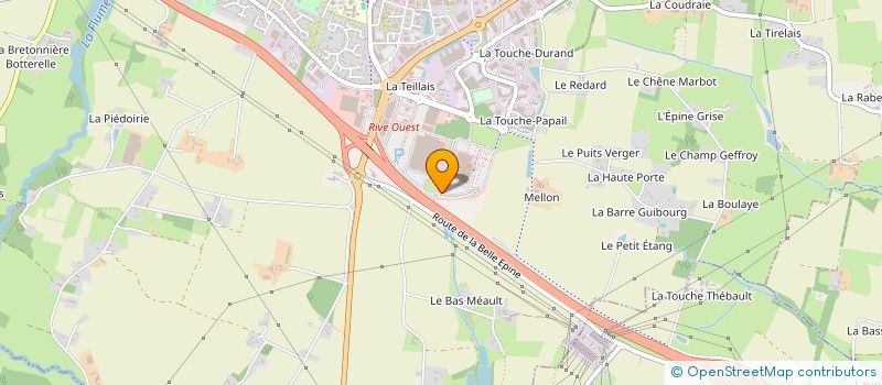 localisation de l'entreprise BOURGES OPTIC  PACE