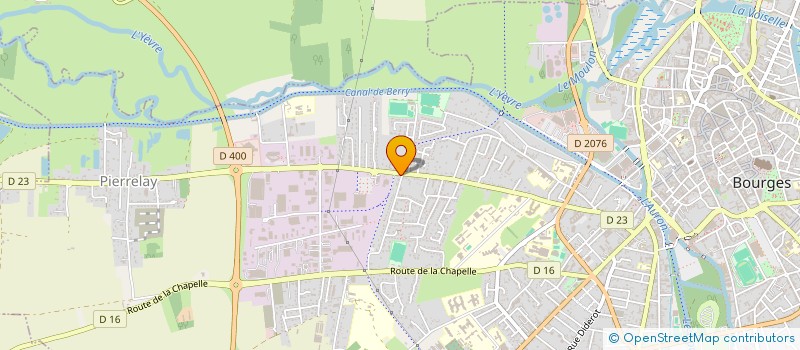 localisation de l'entreprise BOURGES RENOV COUVERTURE  BOURGES