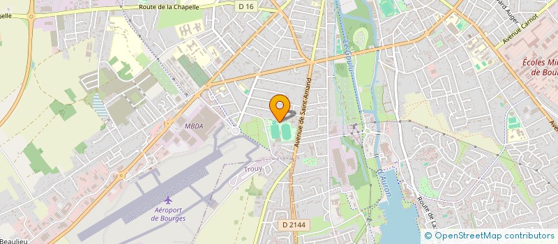 localisation de l'entreprise BOURGES XV  BOURGES