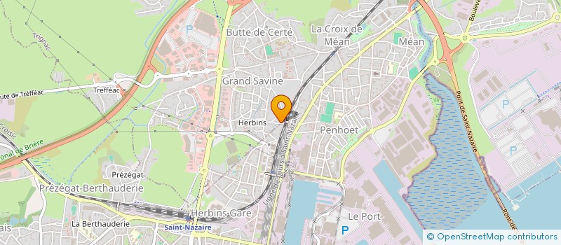 localisation de l'entreprise BOURGET BIZAIS  TRIGNAC