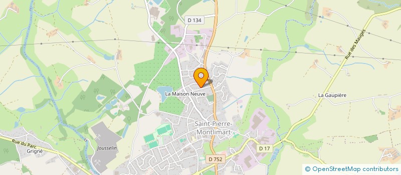 localisation de l'entreprise BOURGET FREDDY à MAUGES-SUR-LOIRE