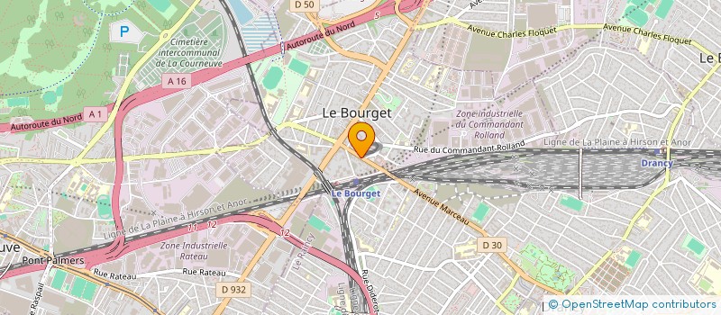 localisation de l'entreprise BOURGET MULTIMEDIA à LE BOURGET