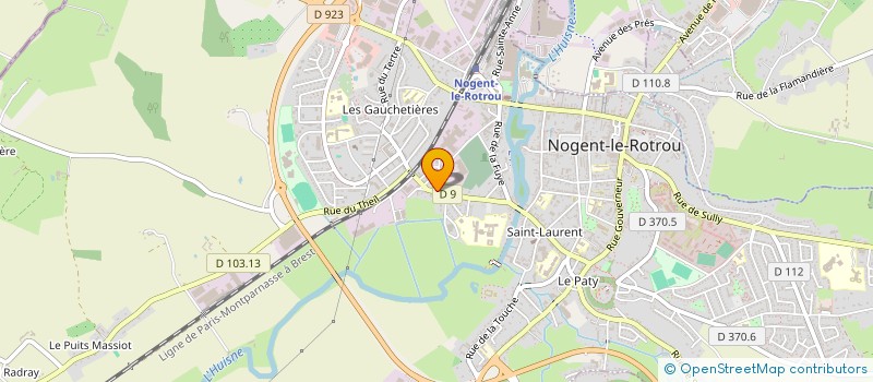 localisation de l'entreprise BOURGET PIGEARD GRANDJOUAN AZIBEIRO à NOGENT-LE-ROTROU