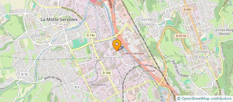 localisation de l'entreprise BOURGEY MONTREUIL LOGISTIQUE à CHAMBERY