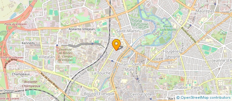 localisation de l'entreprise BOURGINE  RENNES