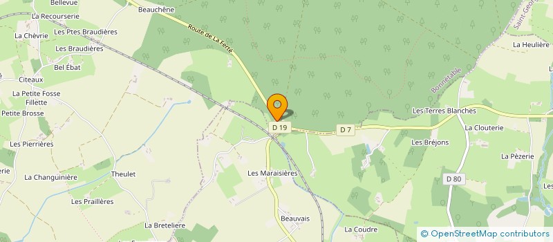 localisation de l'entreprise BOURGINE PATRICK à BONNETABLE