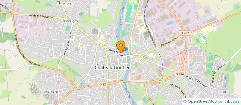 localisation de l'entreprise BOURGJOLLY  CHATEAU-GONTIER-SUR-MAYENNE