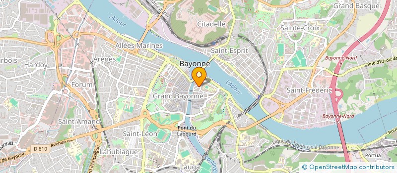 localisation de l'entreprise BOURGNEUF à BAYONNE