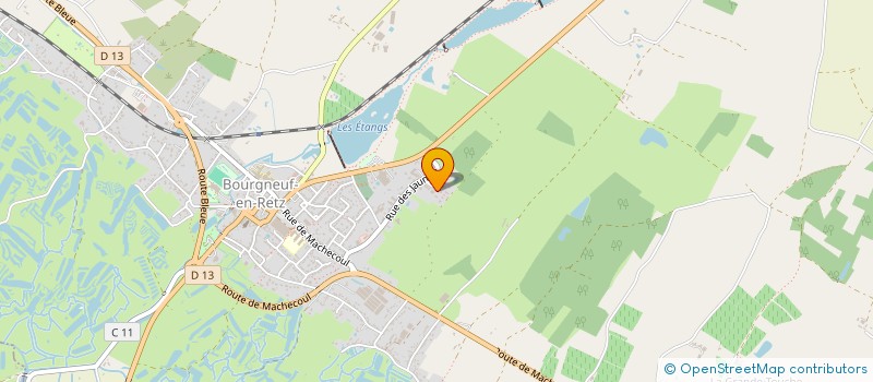 localisation de l'entreprise BOURGNEUF AUTO CONTROLE  VILLENEUVE-EN-RETZ