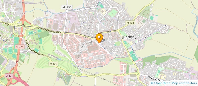 localisation de l'entreprise BOURGOGNE 21 à QUETIGNY