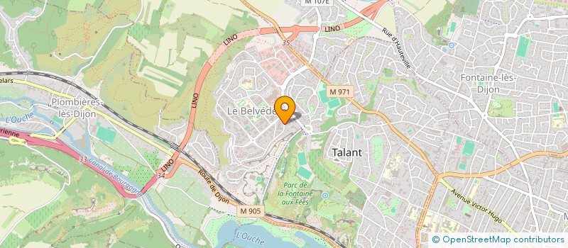 localisation de l'entreprise BOURGOGNE 21  DIJON