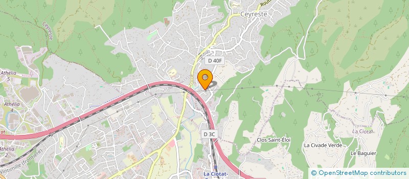 localisation de l'entreprise BOURGOGNE à CEYRESTE