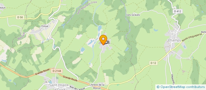 localisation de l'entreprise BOURGOGNE  SAINT-HILAIRE-LA-CROIX