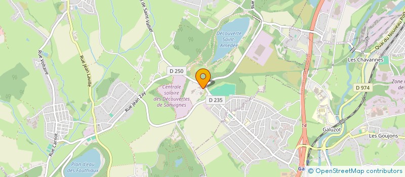 localisation de l'entreprise BOURGOGNE ACTIVITES GENIE CLIMATIQUE  SANVIGNES-LES-MINES