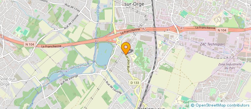 localisation de l'entreprise BOURGOGNE ANTILLES à BRETIGNY-SUR-ORGE