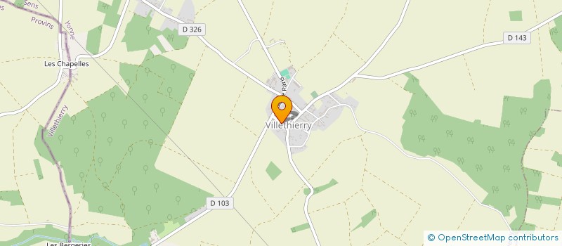 localisation de l'entreprise BOURGOGNE AUTOMATISME INDUSTRIEL  VILLETHIERRY