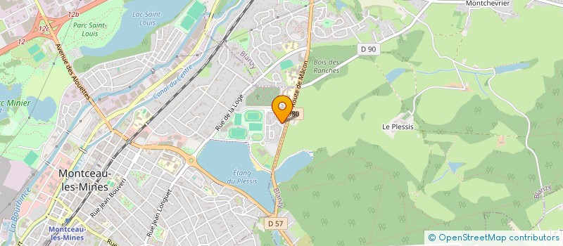 localisation de l'entreprise BOURGOGNE AUTOMOBILES  MONTCEAU LES MINES