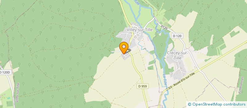 localisation de l'entreprise BOURGOGNE BETAIL à VILLEY-SUR-TILLE