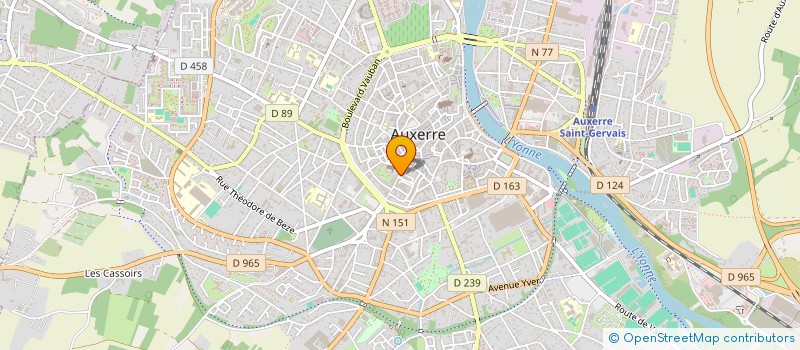 localisation de l'entreprise BOURGOGNE BIO GNL à AUXERRE