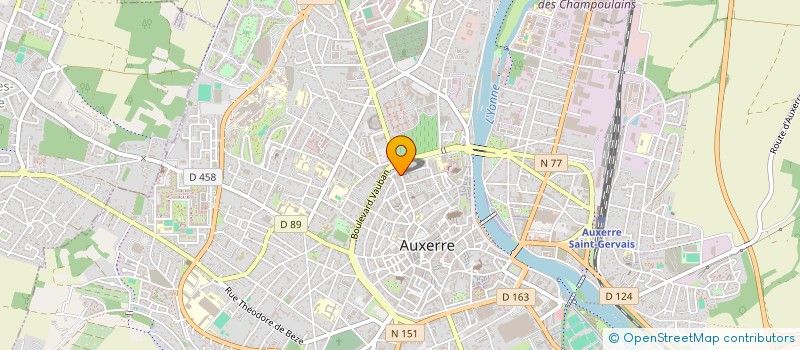 localisation de l'entreprise BOURGOGNE BUREAU SERVICE REPROGRAPHIE à AUXERRE
