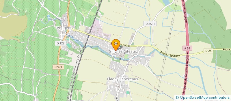 localisation de l'entreprise BOURGOGNE CREUSE IMMO  LA CELLE-DUNOISE