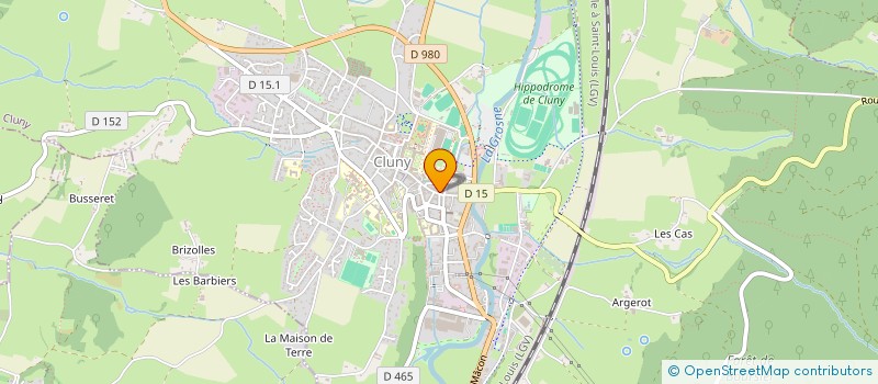 localisation de l'entreprise BOURGOGNE DECOUVERTE  CLUNY