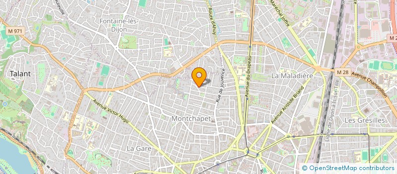 localisation de l'entreprise BOURGOGNE DEGUSTATION  DIJON