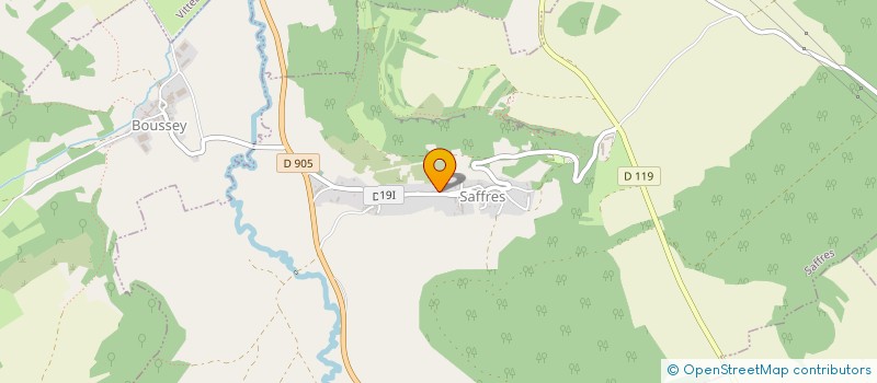 localisation de l'entreprise BOURGOGNE ENERGIE NATURE  SOUSSEY-SUR-BRIONNE