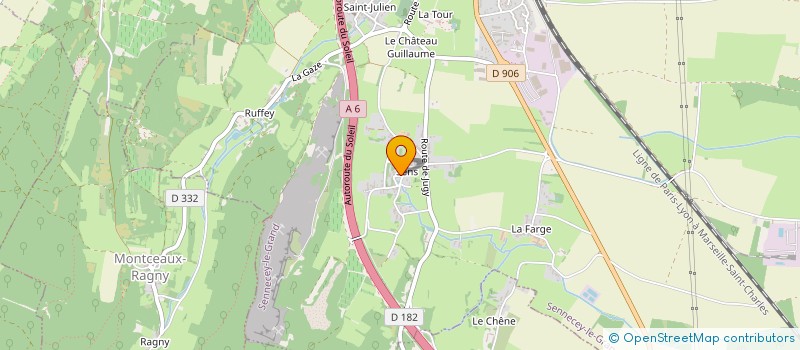 localisation de l'entreprise BOURGOGNE EQUIPEMENTS DISTRIBUTION  SENNECEY-LE-GRAND