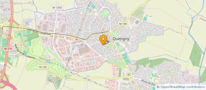 localisation de l'entreprise BOURGOGNE ETANCHE  QUETIGNY