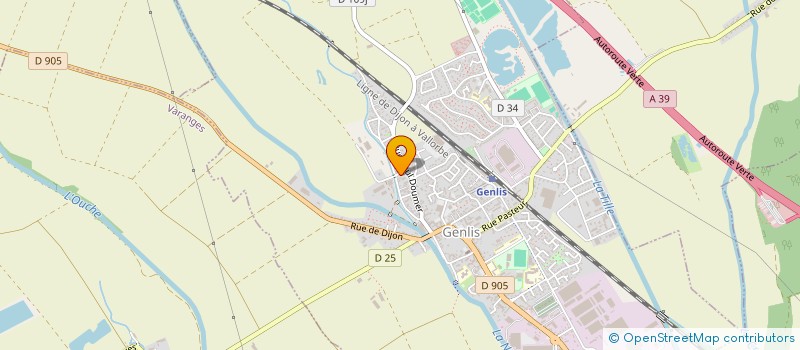 localisation de l'entreprise BOURGOGNE FRAIS à GENLIS